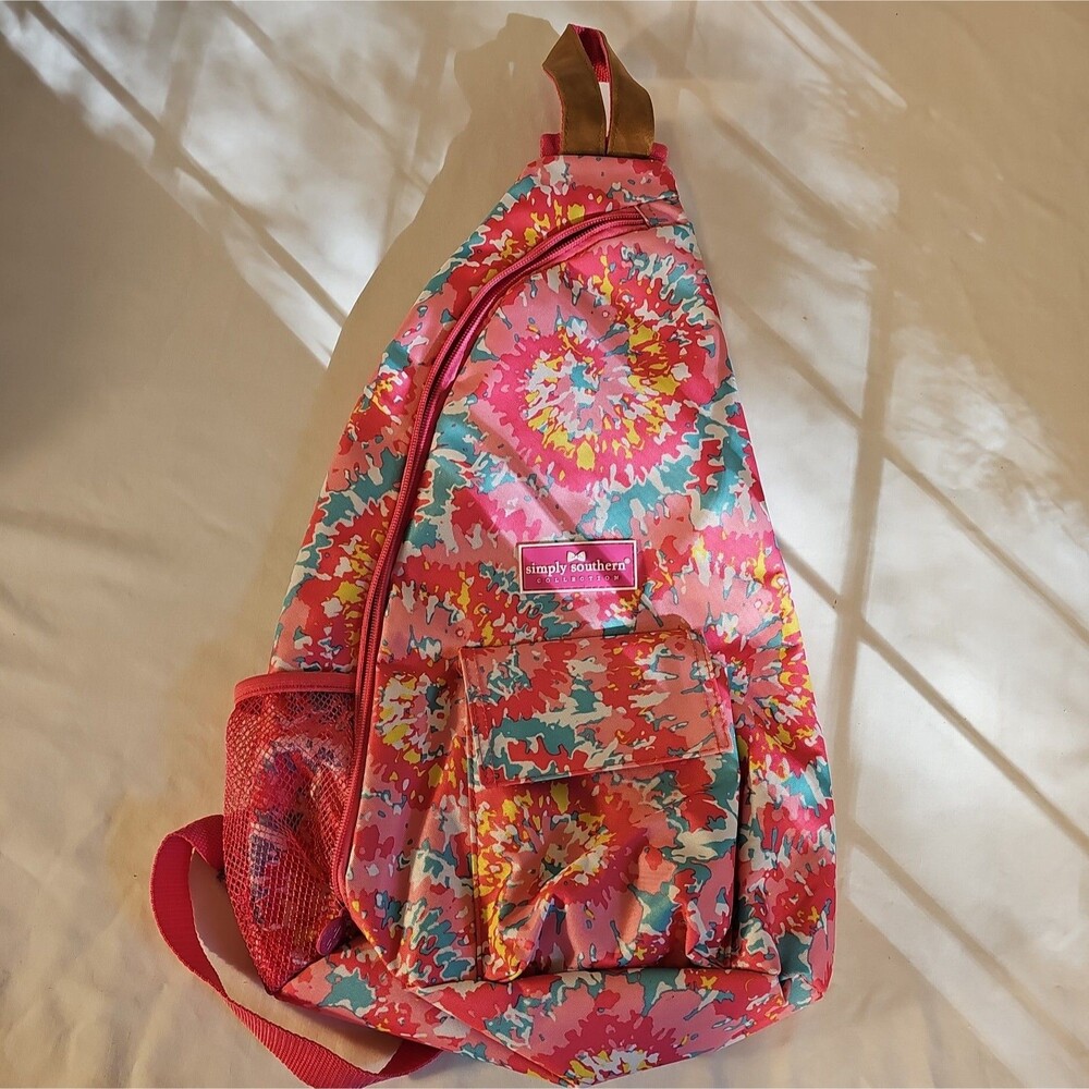 Womens Pink Simply Southern Shoulder Bag Purse Backpack Bag